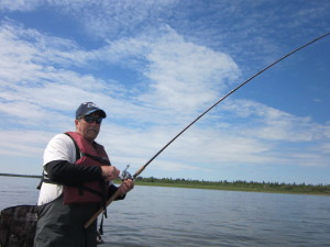 Fishing on the Nushagak River in the Bristol Bay area. (BRIAN LULL) 