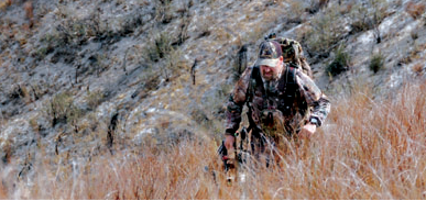 A successful stalk on a bedded deer might take hours and traversing steep terrain. (ALBERT QUACKENBUSH)
