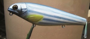 A custom fishing lure