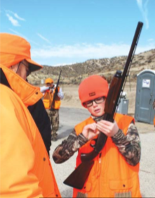 Gun safety is one of the most critical elements stressed to the next generation of upland bird hunters. (TIM E. HOVEY) 