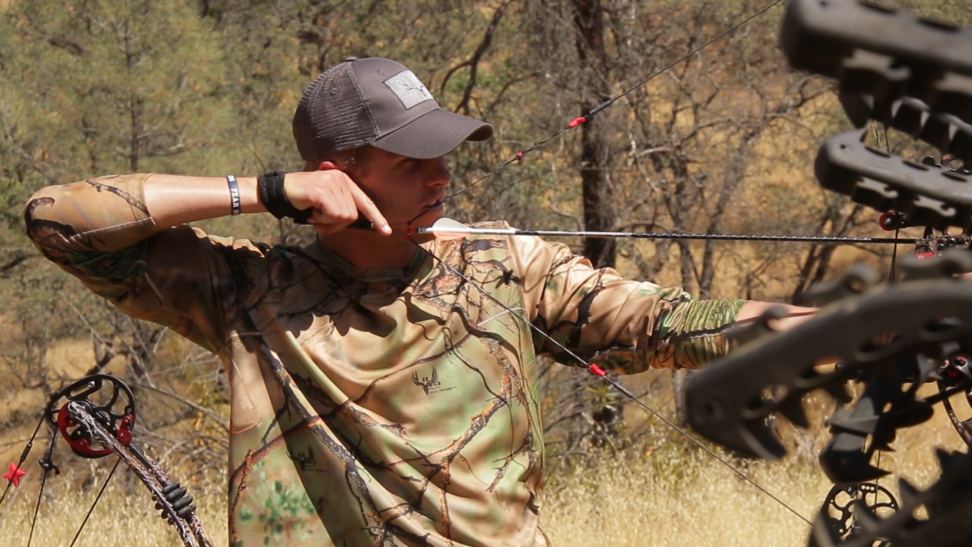Jared Goff getting a little bow practice in. (Gridiron Outdoors) 