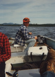 As his father looks on, young Al runs the tiller while trolling on an Upstate New York lake near where they lived before the author moved to Southern California. They made some great memories in the outdoor playground, and Al is passing along the love of all things outside to his daughter. (ALBERT QUACKENBUSH) 